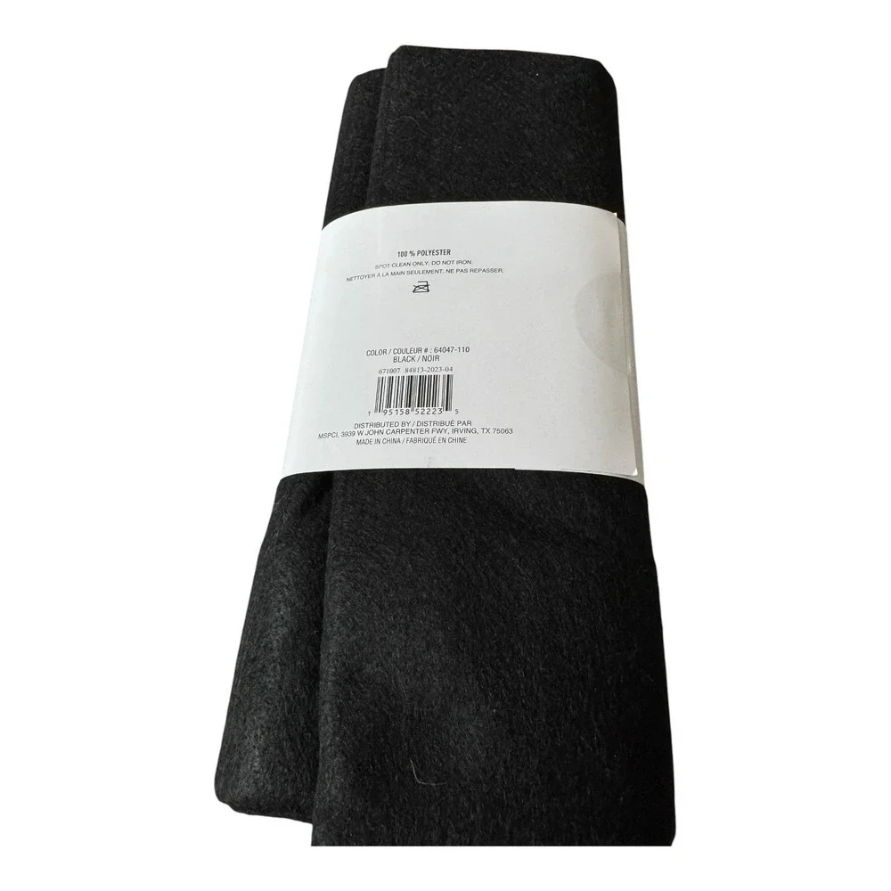 Loops & Threads Black Felt Fabric 1 Yard x 36